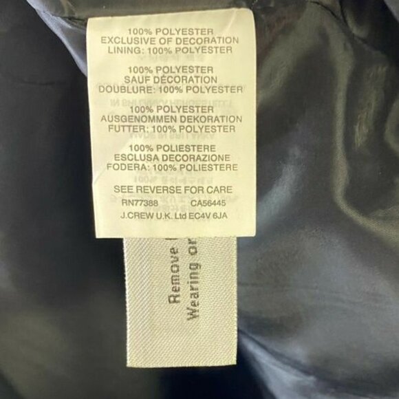 J. Crew A-line Feather Print Mini Skirt In Black, Grey & White Size 2 - Picture 10 of 12